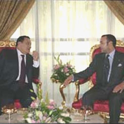 Ankunft in Marrakesch des ägyptischen Präsidenten
