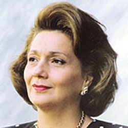 Frau suzane Mubarak den Gärten majorelle