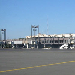Der Flughafen von Marrakesch eingeschränkt