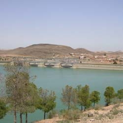 taskourt, neue Staudamm in Marrakesch