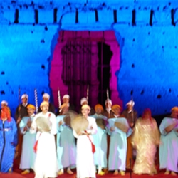 Die Art italienischer ihre Show von Marrakesch