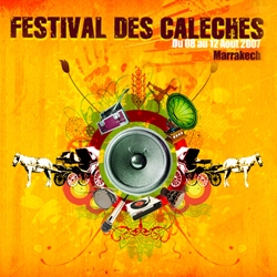 Festival von calèches in Marrakesch