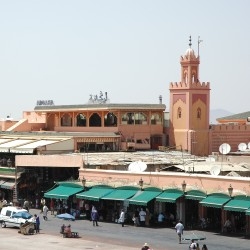 10. Stufe der zieht der Geschichte Anlaufen von Marrakesch