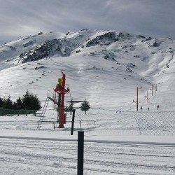 Die oukaïmeden, die Freude der Schnee Türen von Marrakesch