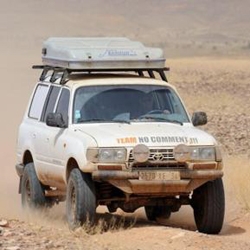 Ankunft in Marrakesch der Teilnehmer am sechsten RAID Marokkaner der Welt